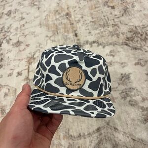 Black and White Patterned Cap